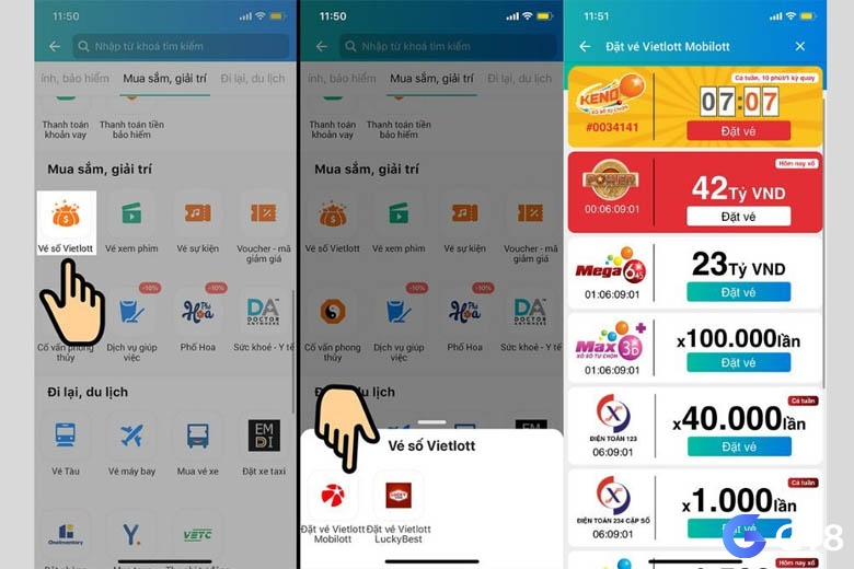 Mua xổ số vietlott ở đâu - Thực hiện mua vé số Vietlott thông qua ví Airpay