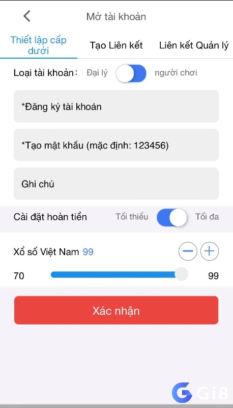 Đăng ký làm đại lý web cược Gi88 rất dơn giản